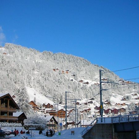 Backpacker Le Petit Baroudeur Hostel Champéry Exterior foto